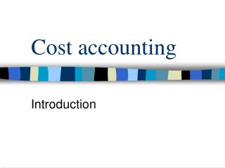 Cost accounting