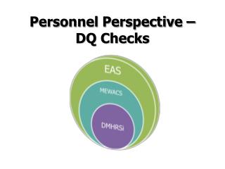 Personnel Perspective – DQ Checks