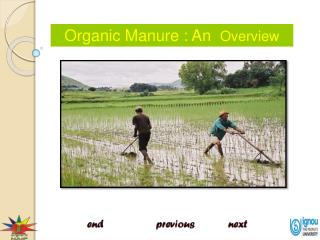 Organic Manure : An Overview