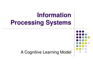 Information Processing Systems