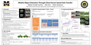 4. Mobile Implementation: Client – Server Client :