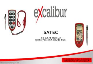 SATEC 8-10 RUE J.B. SEMANAZ 93315 LE PRE SAINT GERVAIS CEDEX