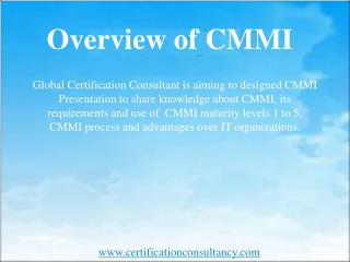 Overview of CMMI