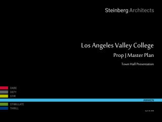 Los Angeles Valley College Prop J Master Plan