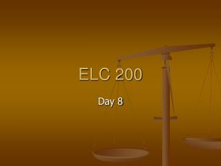 ELC 200