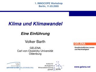 Klima und Klimawandel