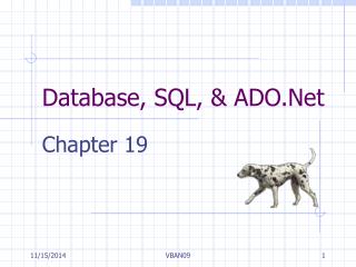 Database, SQL, &amp; ADO.Net