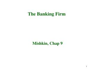 The Banking Firm