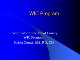 WIC Program