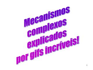 Mecanismos complexos explicados por gifs incríveis!