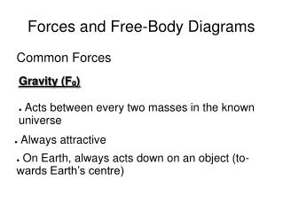 Forces and Free-Body Diagrams