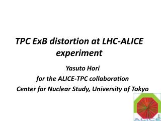 TPC ExB distortion at LHC-ALICE experiment