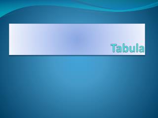 Tabula