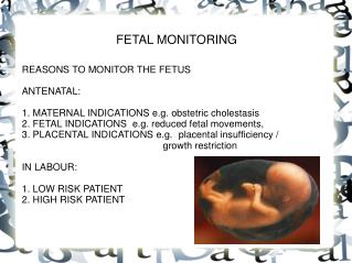 FETAL MONITORING