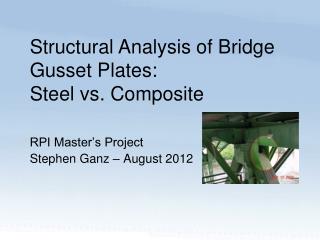 RPI Master’s Project Stephen Ganz – August 2012