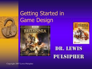 Getting Started in Game Design