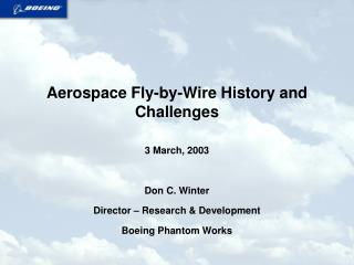 Aerospace Fly-by-Wire History and Challenges