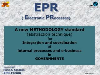 EPR ( E lectronic PR ocesses)