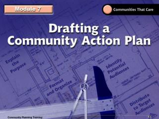 Community Planning Training