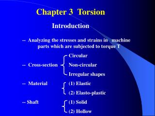 Chapter 3 Torsion 