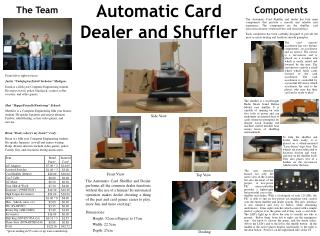Automatic Card Dealer and Shuffler
