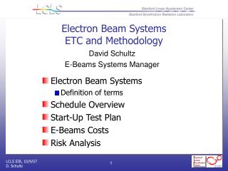 Electron Beam Systems ETC and Methodology