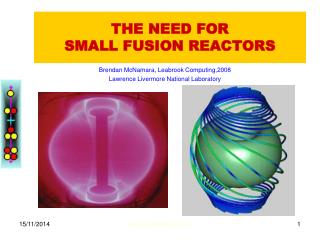 THE NEED FOR SMALL FUSION REACTORS