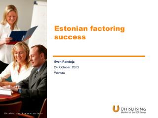 Estonian factoring success