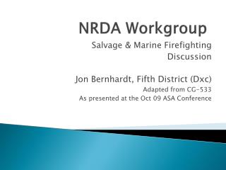 NRDA Workgroup