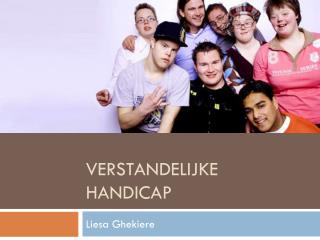 Verstandelijke handicap