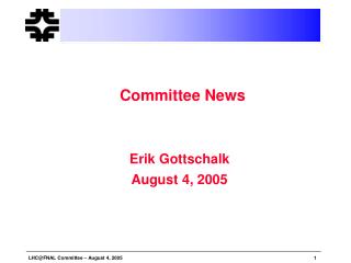 Committee News