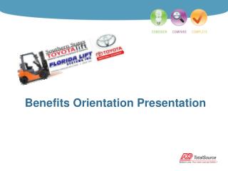 Benefits Orientation Presentation