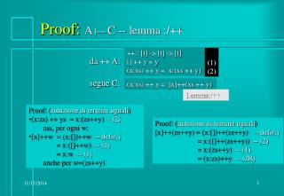 Proof: A | C -- lemma :/++