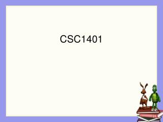 CSC1401