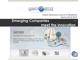 Emerging Companies - meet the innovation