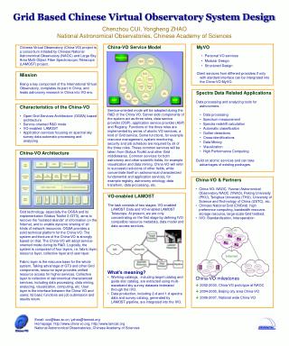 Grid Based Chinese Virtual Observatory System Design