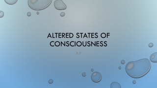 Altered States of Consciousness