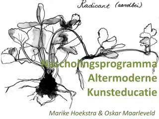 Nascholingsprogramma Altermoderne Kunsteducatie