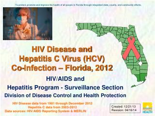 HIV Disease and Hepatitis C Virus (HCV) Co-Infection – Florida, 2012