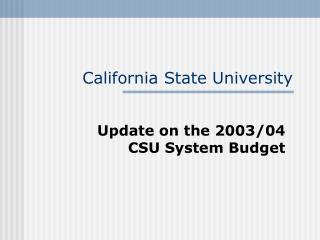 California State University
