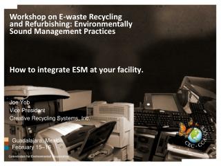 How to integrate ESM at your facility.