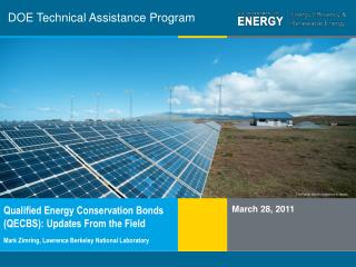 DOE Technical Assistance Program