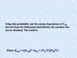 Using this probability and the energy dependence of Z AB