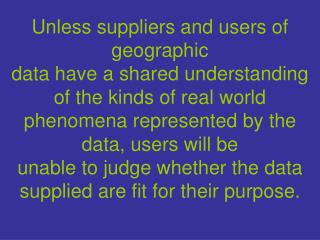 Feature cataloguing , examples