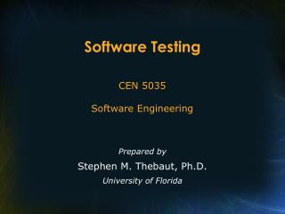 Software Testing