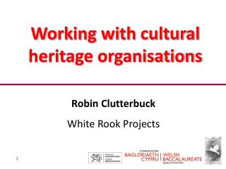 Working with cultural heritage organisations