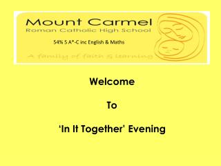 Welcome To ‘In It Together’ Evening