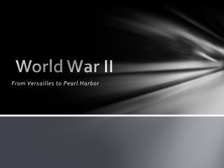 World War II