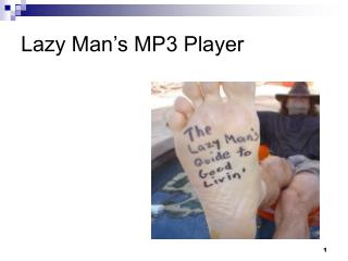 Lazy Man’s MP3 Player