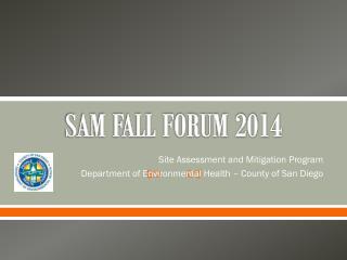 SAM FALL FORUM 2014